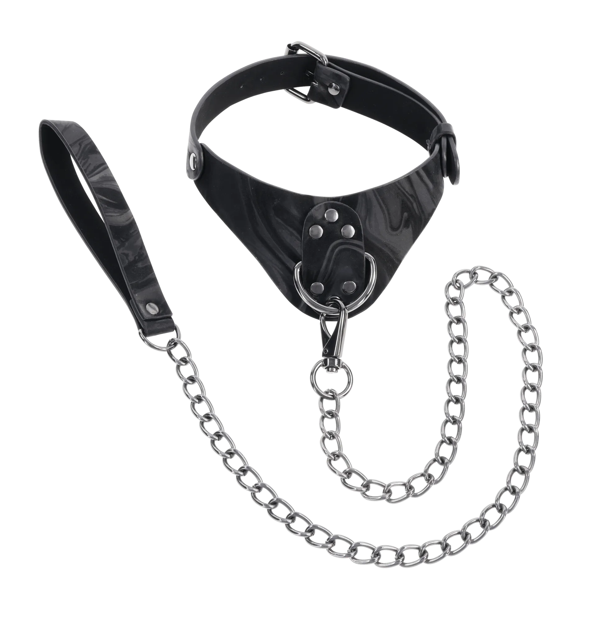 Velvet Noir Collar & Leash