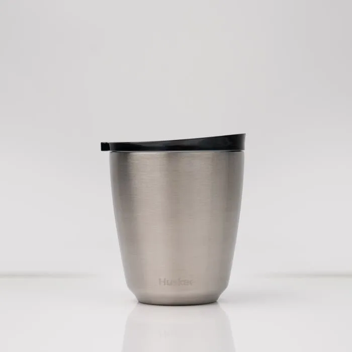 8oz HuskeeSteel Brushed Steel