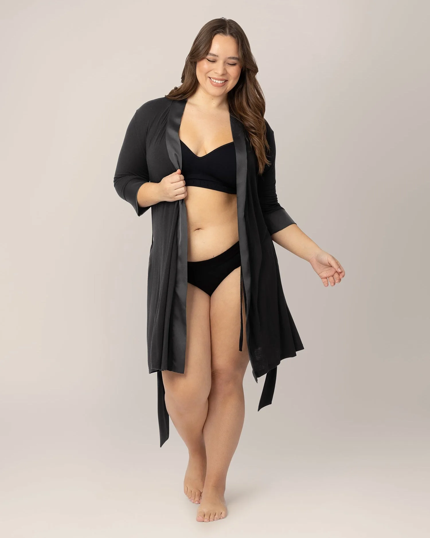 Emmaline Robe | Black