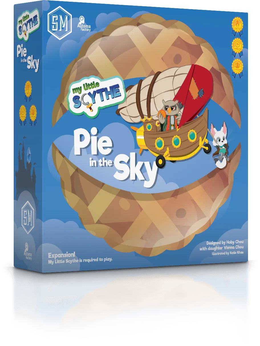 Visão geral da expansão My Little Scythe: Pie in the Sky