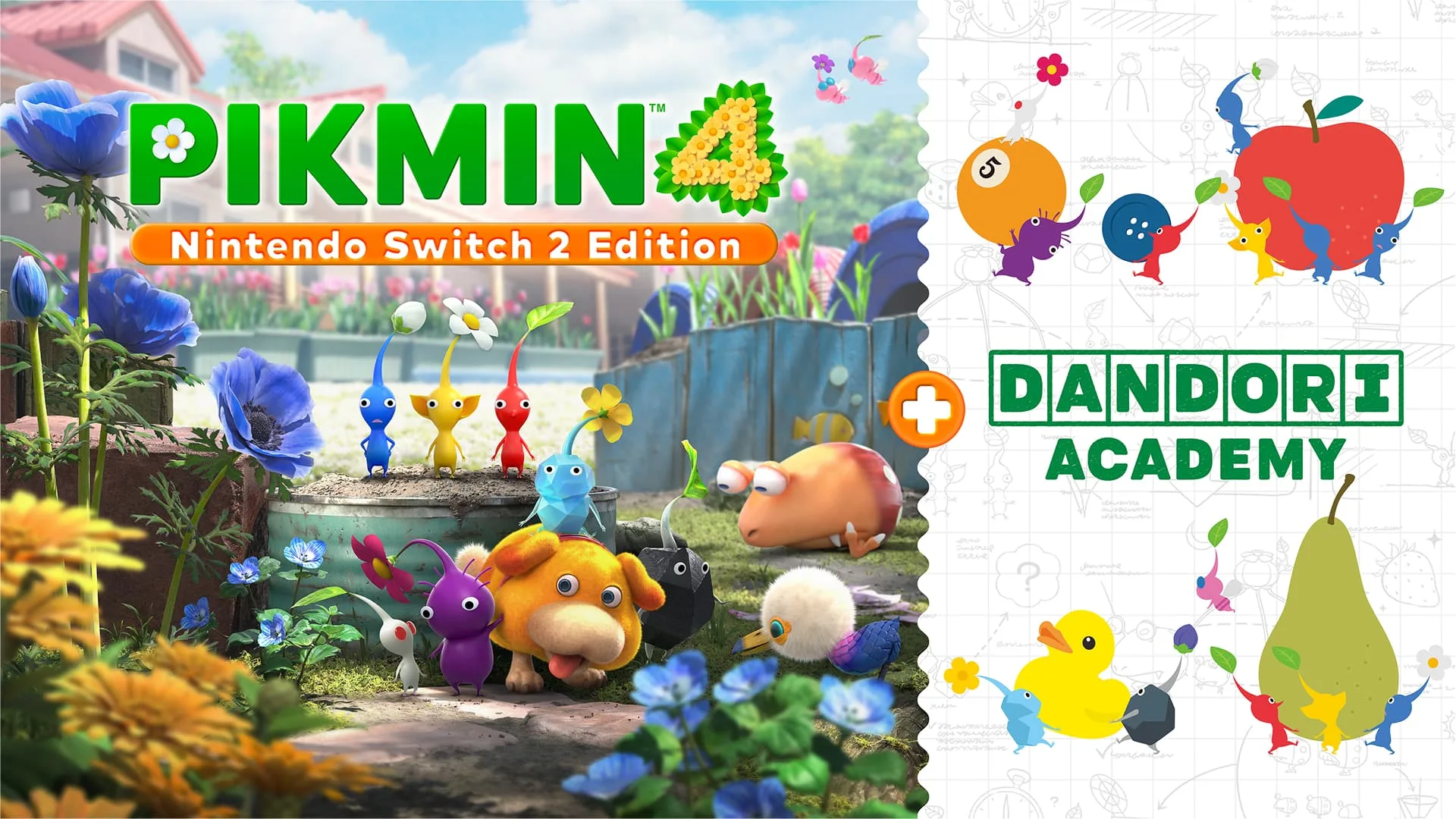 PikminTM 4 – إصدار Nintendo SwitchTM 2 + حزمة ترقية Dandori Academy