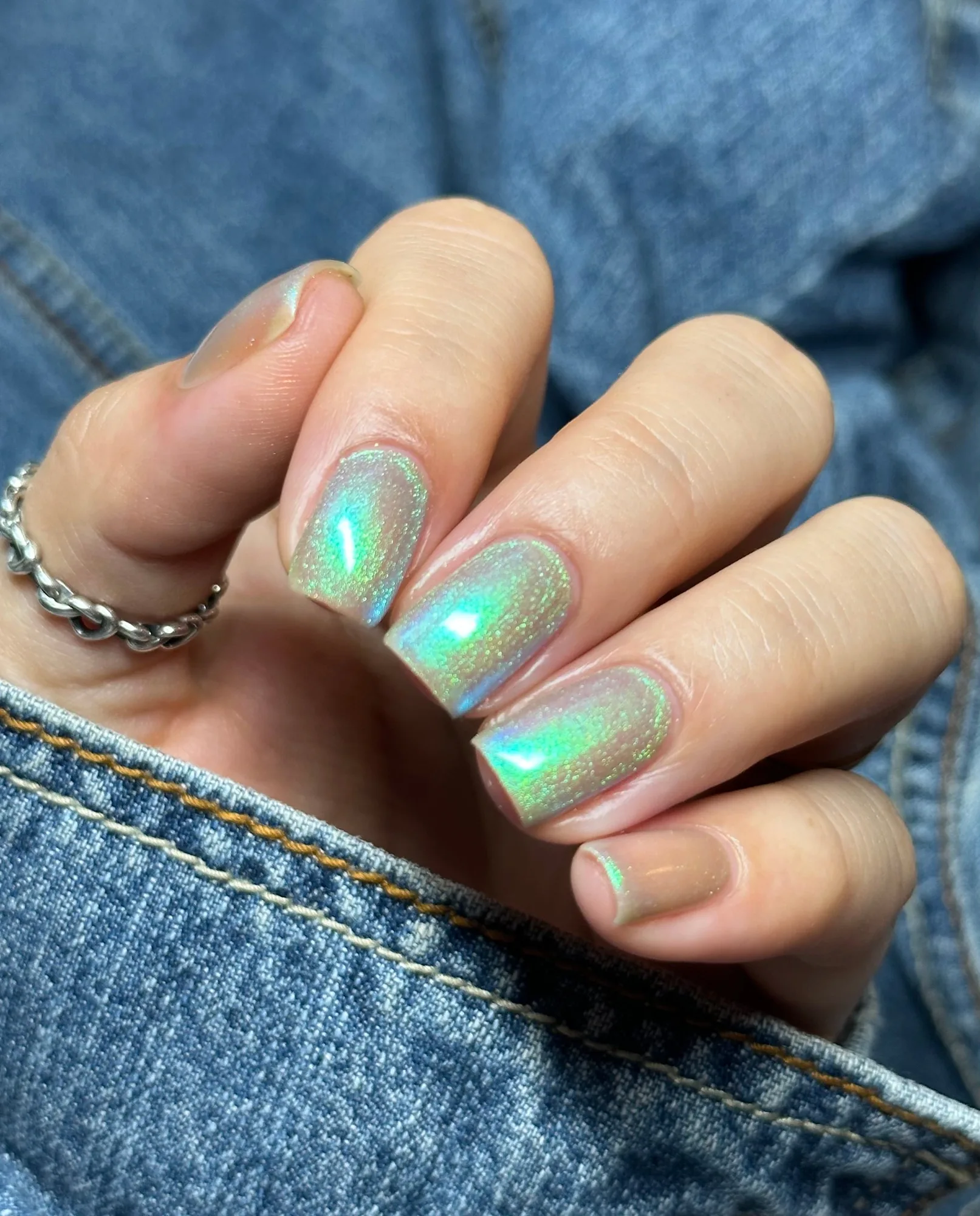 Obtém Este Verniz - Verniz Verde Cintilante - Coleção Trust the Shimmer