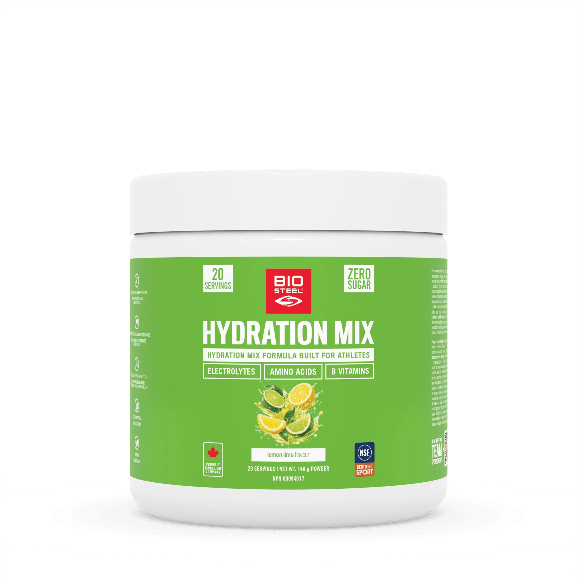 HYDRATION MIX / Lemon Lime - 20 Servings