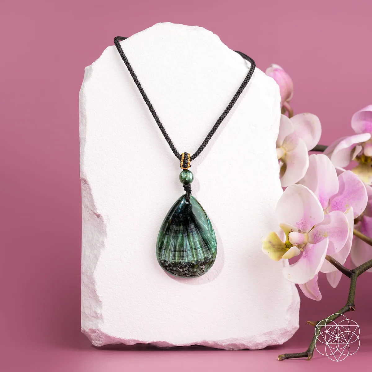 The Angel by My Side – Rare Seraphinite Pendant