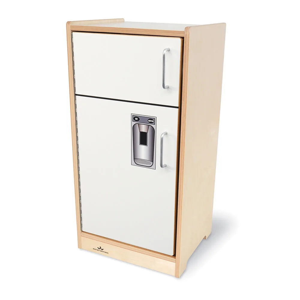Let’s Play Toddler Refrigerator™ | Pretend Play Kitchen Refrigerator in White with Realistic Details