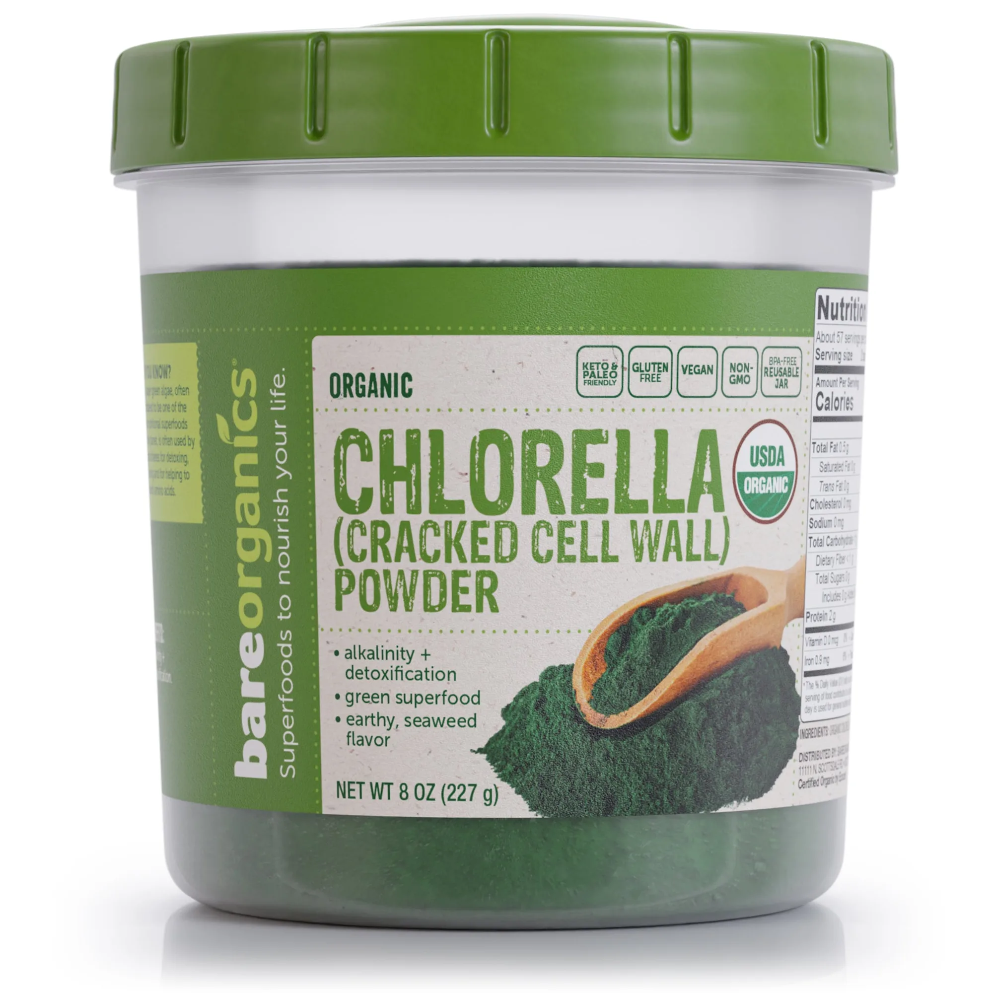 Biologische Chlorella Poeder