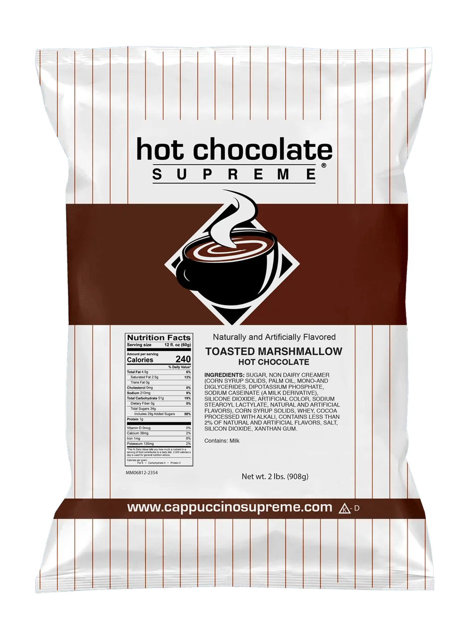 Guimauve grillée vs mélange de chocolat chaud mexicain