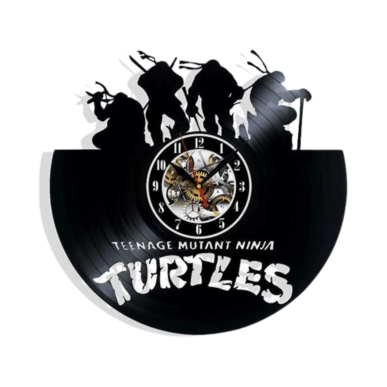 Ninja Turtles Vinyl Wall Clock