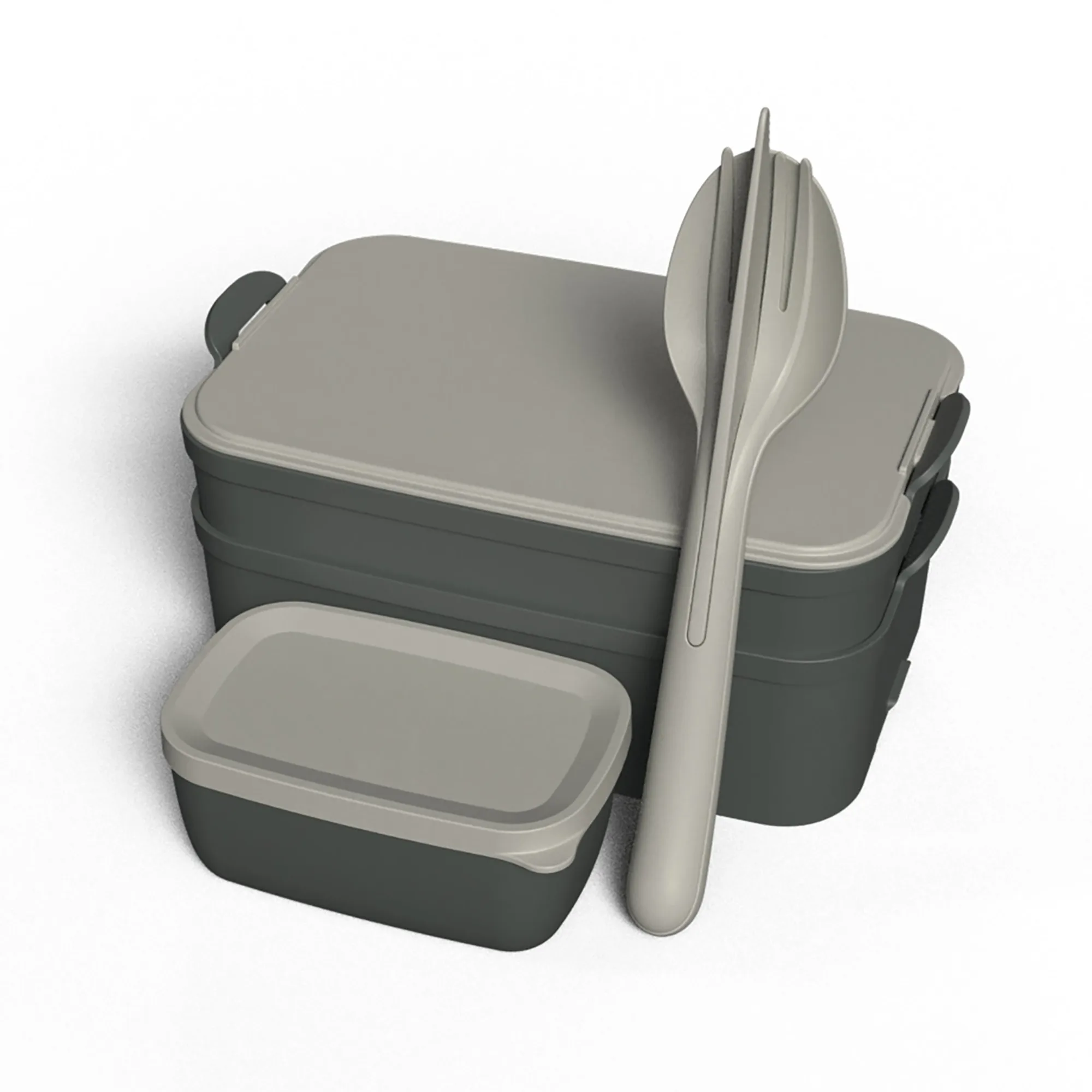 Bentobox 2l avec boîte Liquidsafe et couverts : le kit complet