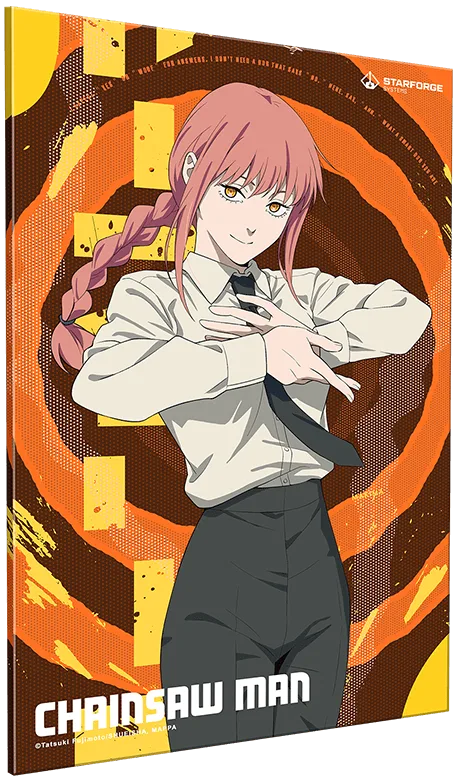 Makima - Arte de pared de Chainsaw Man