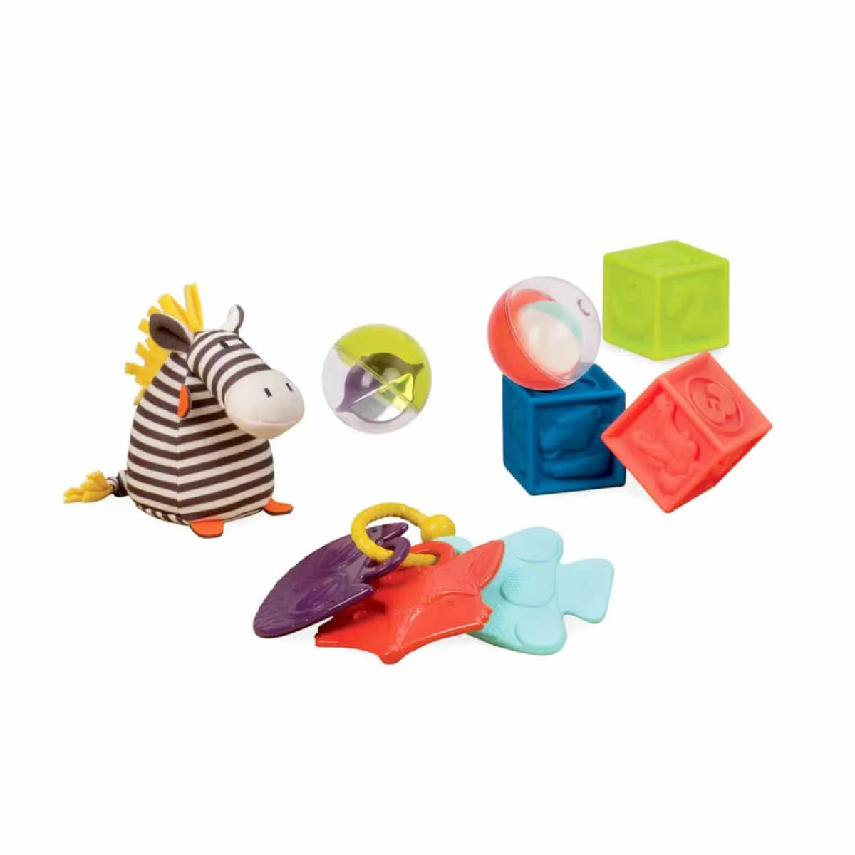 Wee B. Ready babyspeelgoedset: inhoud en gebruik
