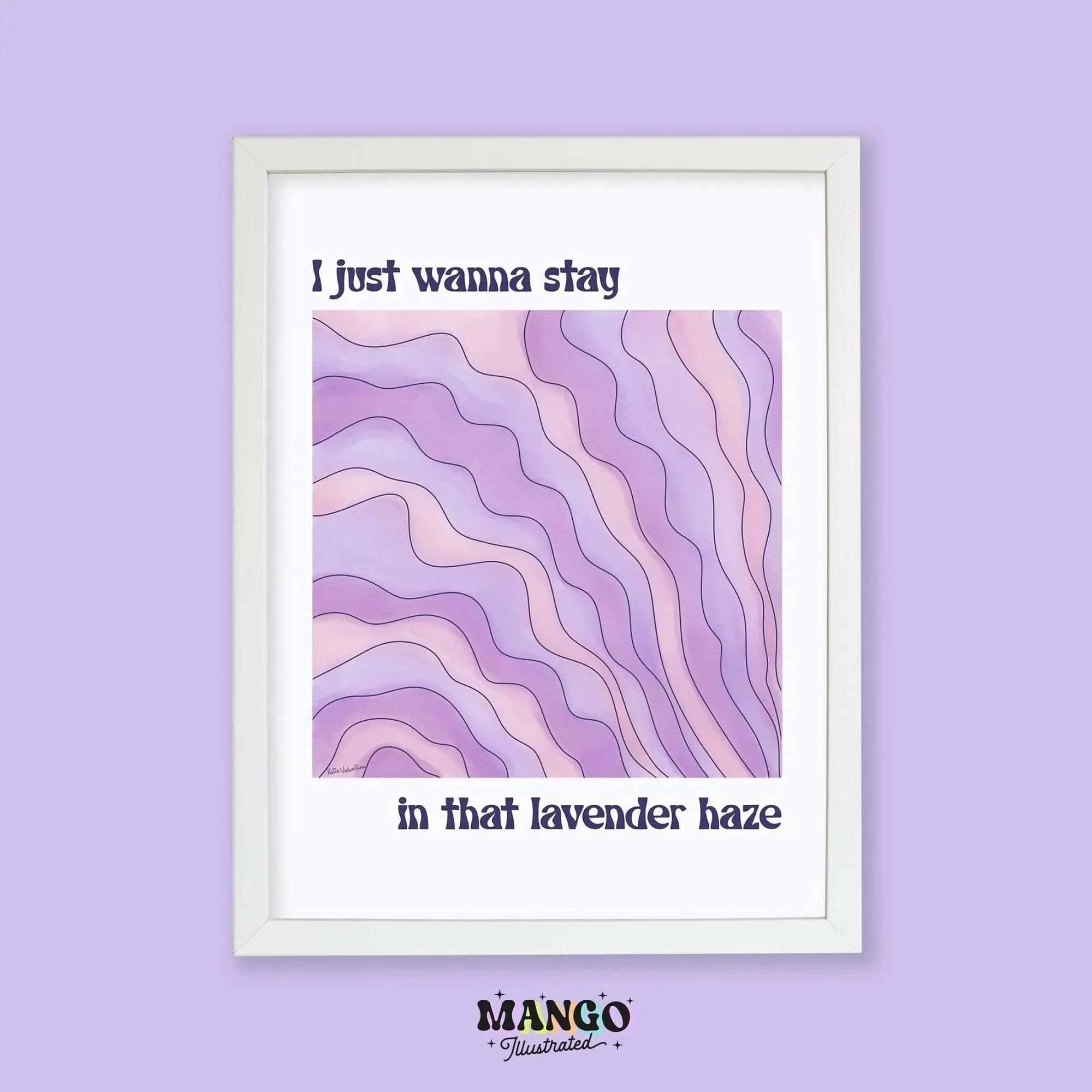 Lavender Haze fine art print