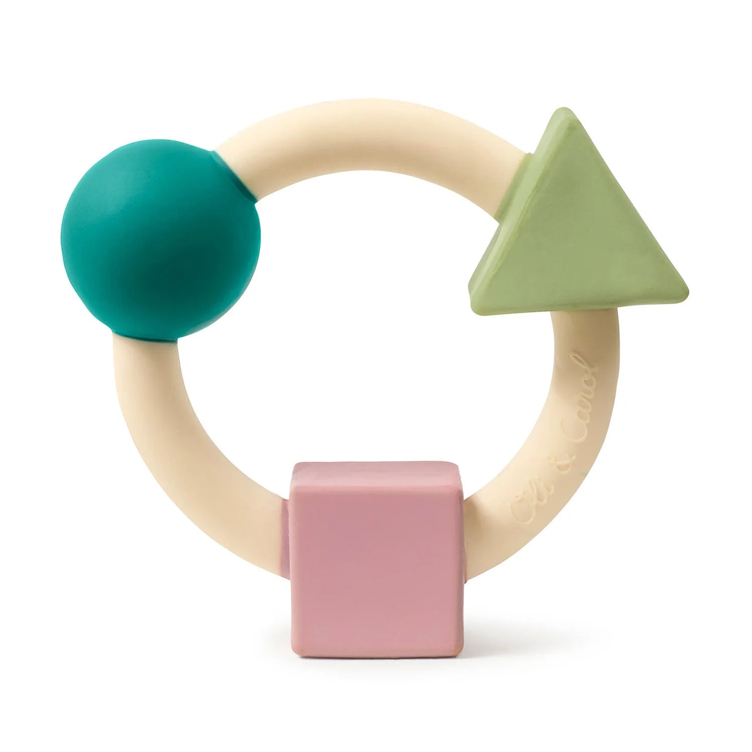 Teething Ring Soft Colors Baby Teether
