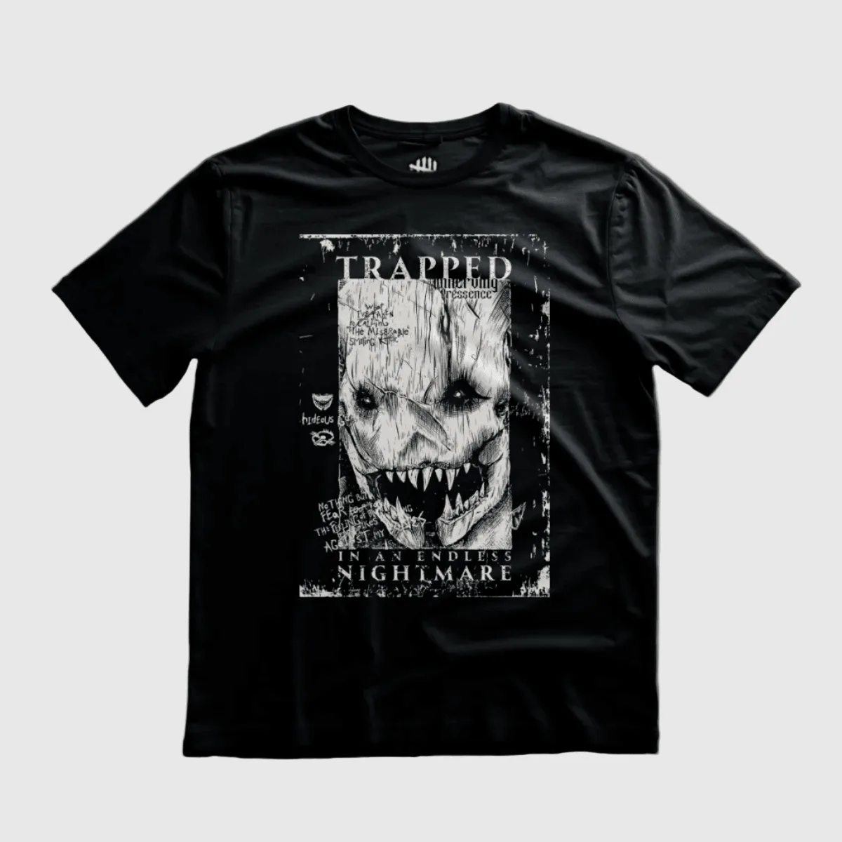 Trapped in an Endless Nightmare T-Shirt Sizing Guide