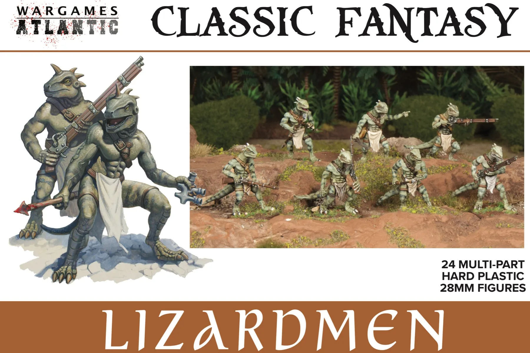 Building a Lizardmen Army for Fantasy Wargames