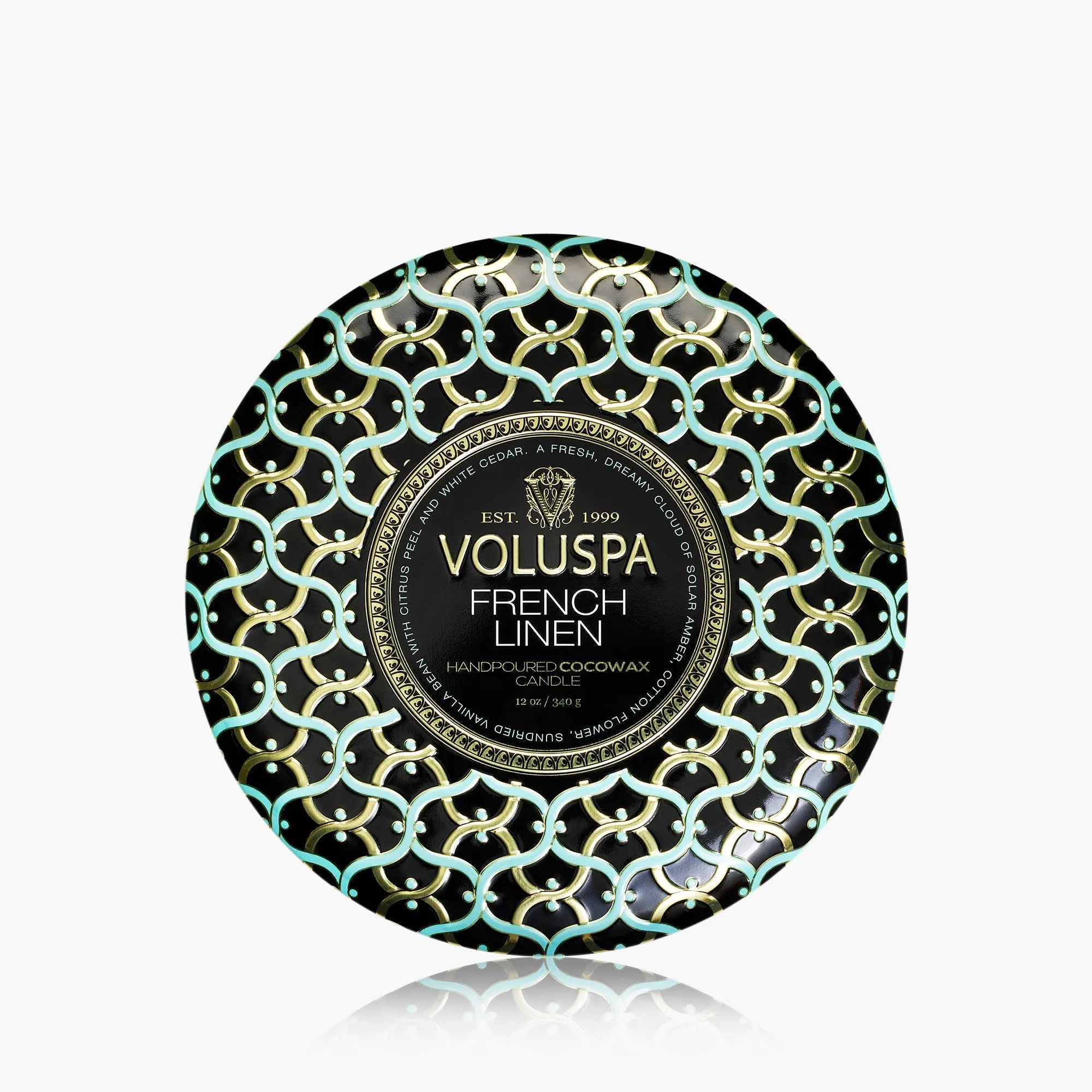 French Linen - 3 Wick Tin Candle