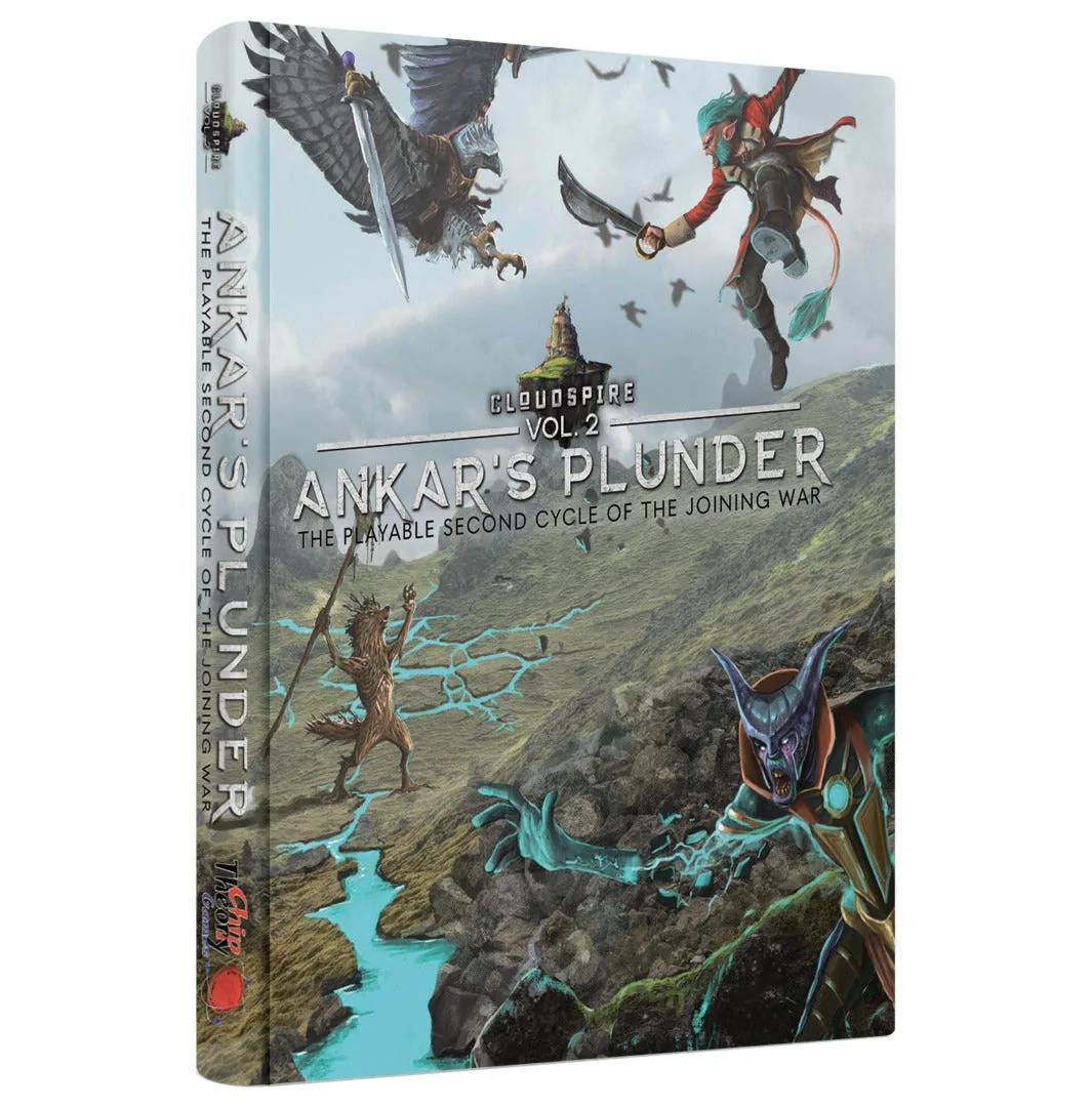 Cloudspire: Vol 2 Ankar’s Plunder Lore & Scenario Hardcover Book (Retail Edition)