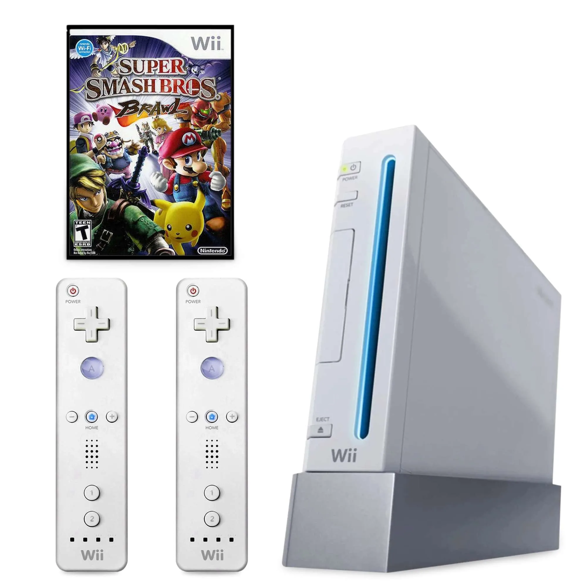 Nintendo Wii Console Bundle: Super Smash Bros Brawl
