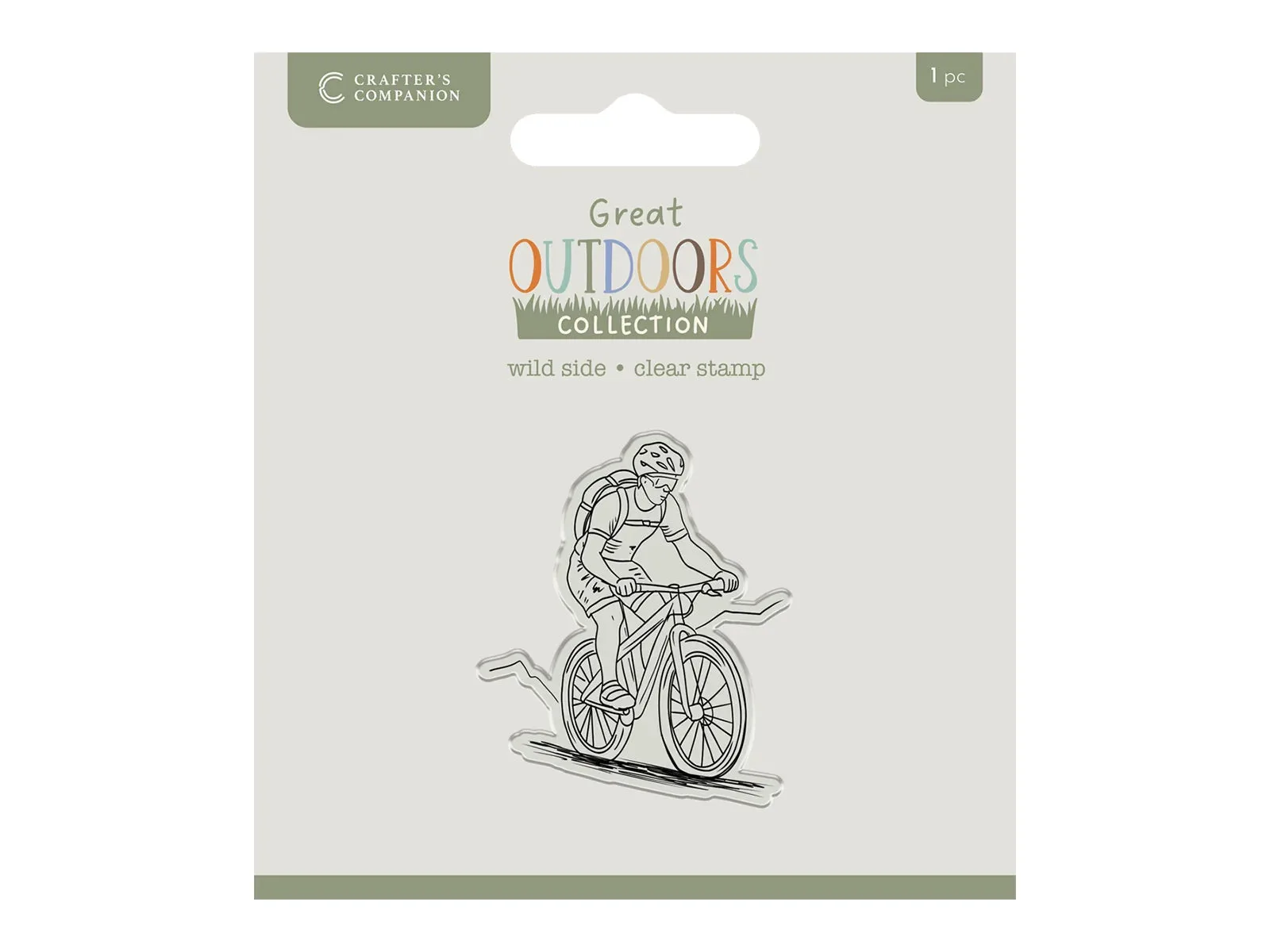 Crafters Companion The Great Outdoors Clear Acrylic Stamp Set - Wild Side