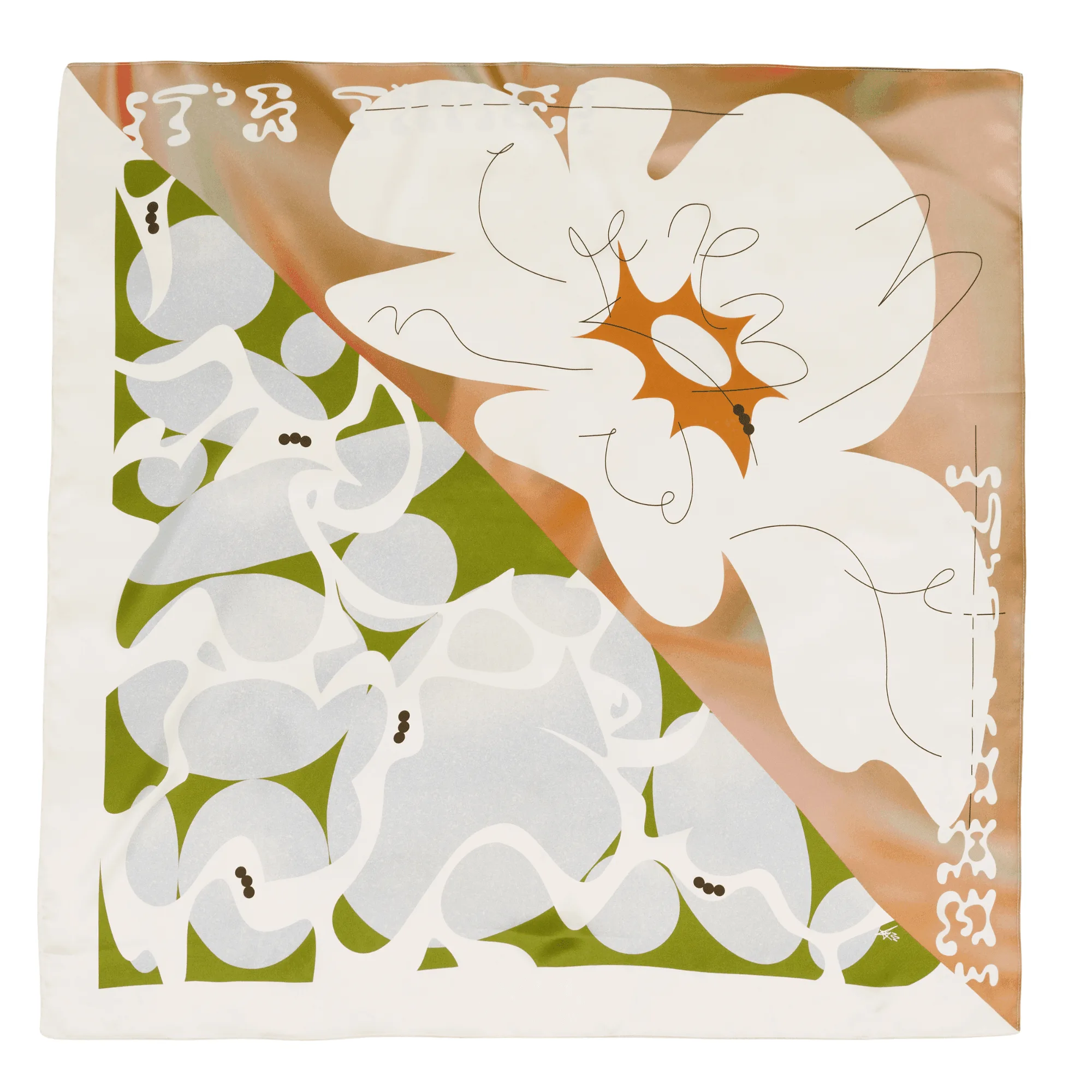 Higher | Involucro regalo Furoshiki in seta di gelso 35" di Essery Waller