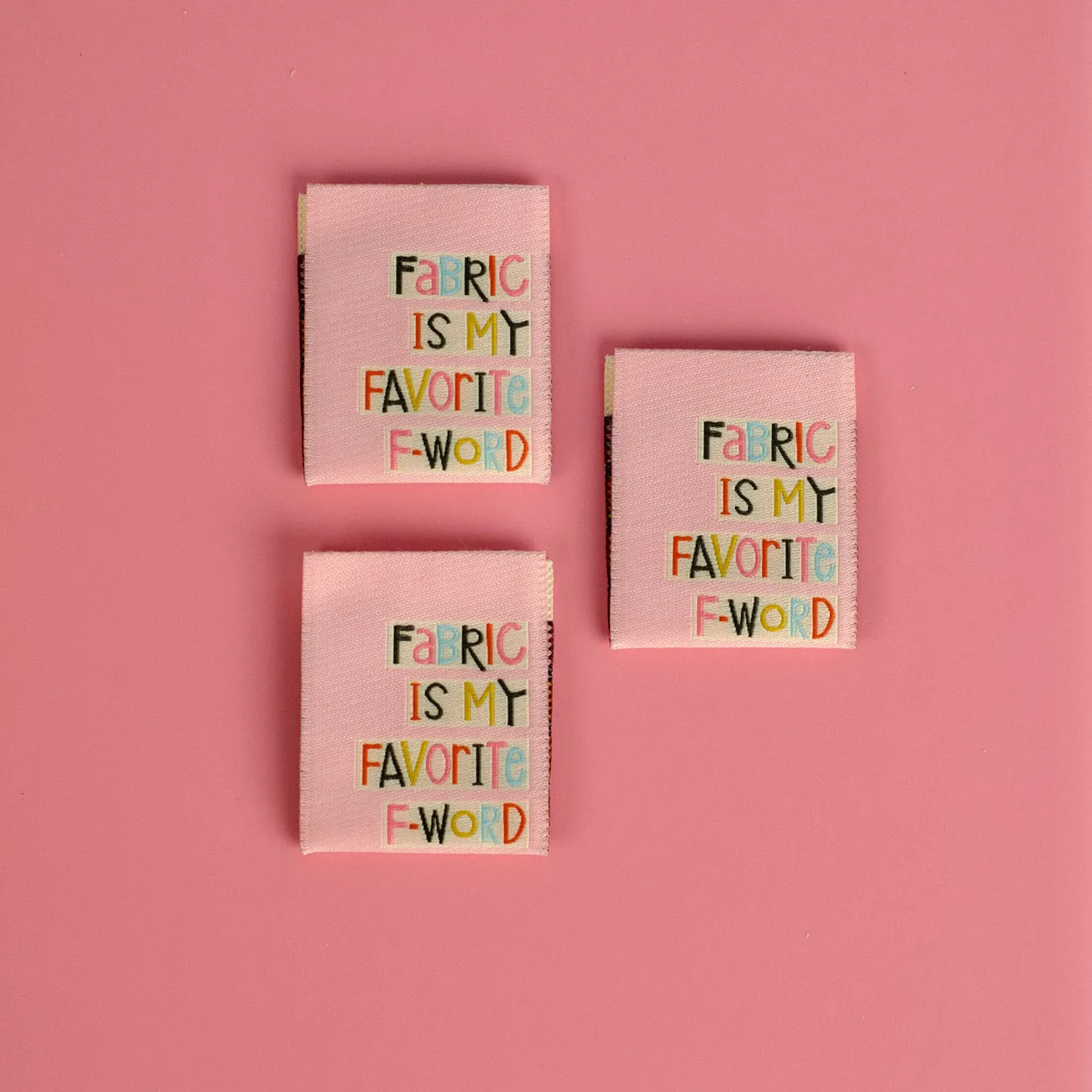 Fabric Fword - Sewing Labels