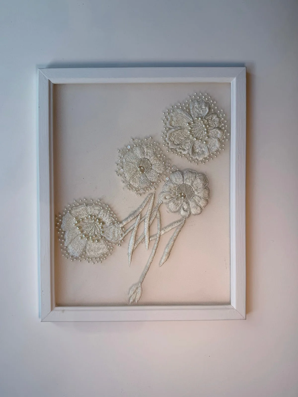Embroidery No. 062 - Signed & Numbered Framed Couture Embroidery