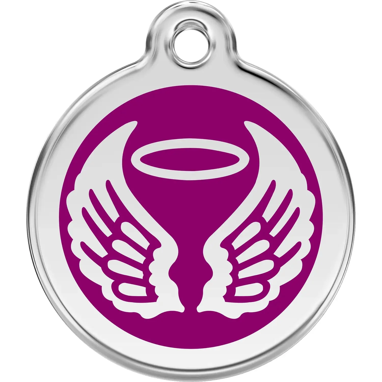 Red Dingo Angel Wings Pet ID Dog Tags
