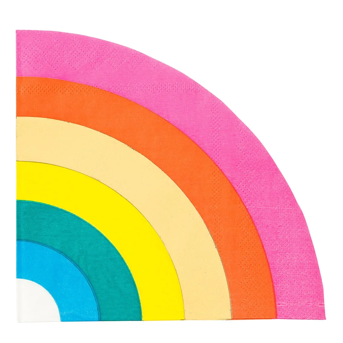 Rainbow Shaped Paper Napkins - 20 Pack