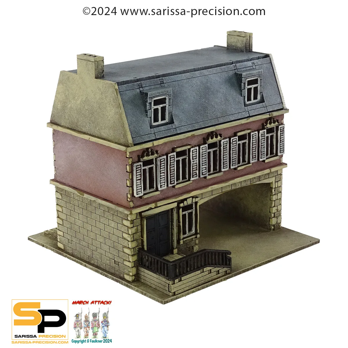 15mm Euro Townhouse With Archway