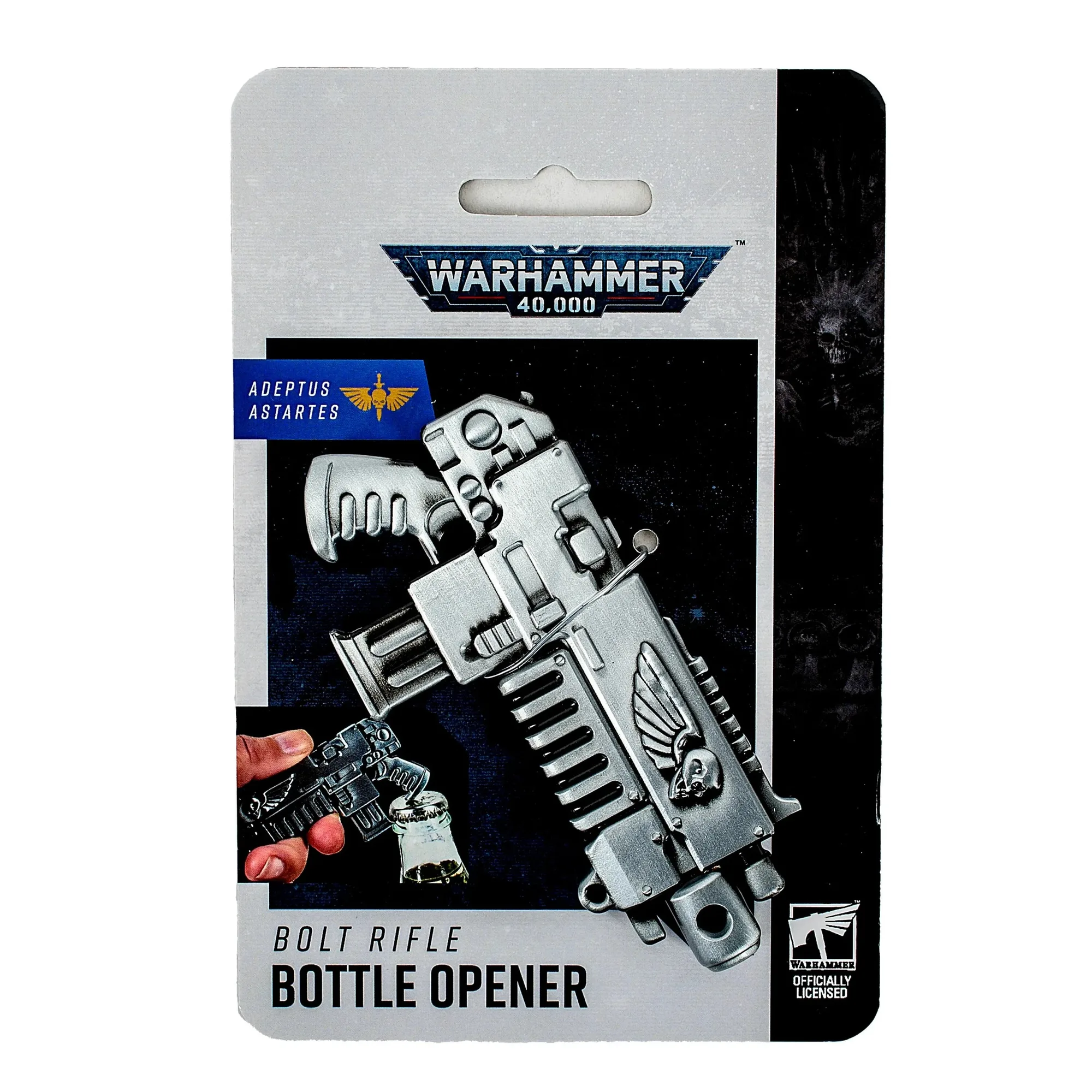 Flessenopeners voor Warhammer-fans: van boltgeweren tot kettingzwaarden