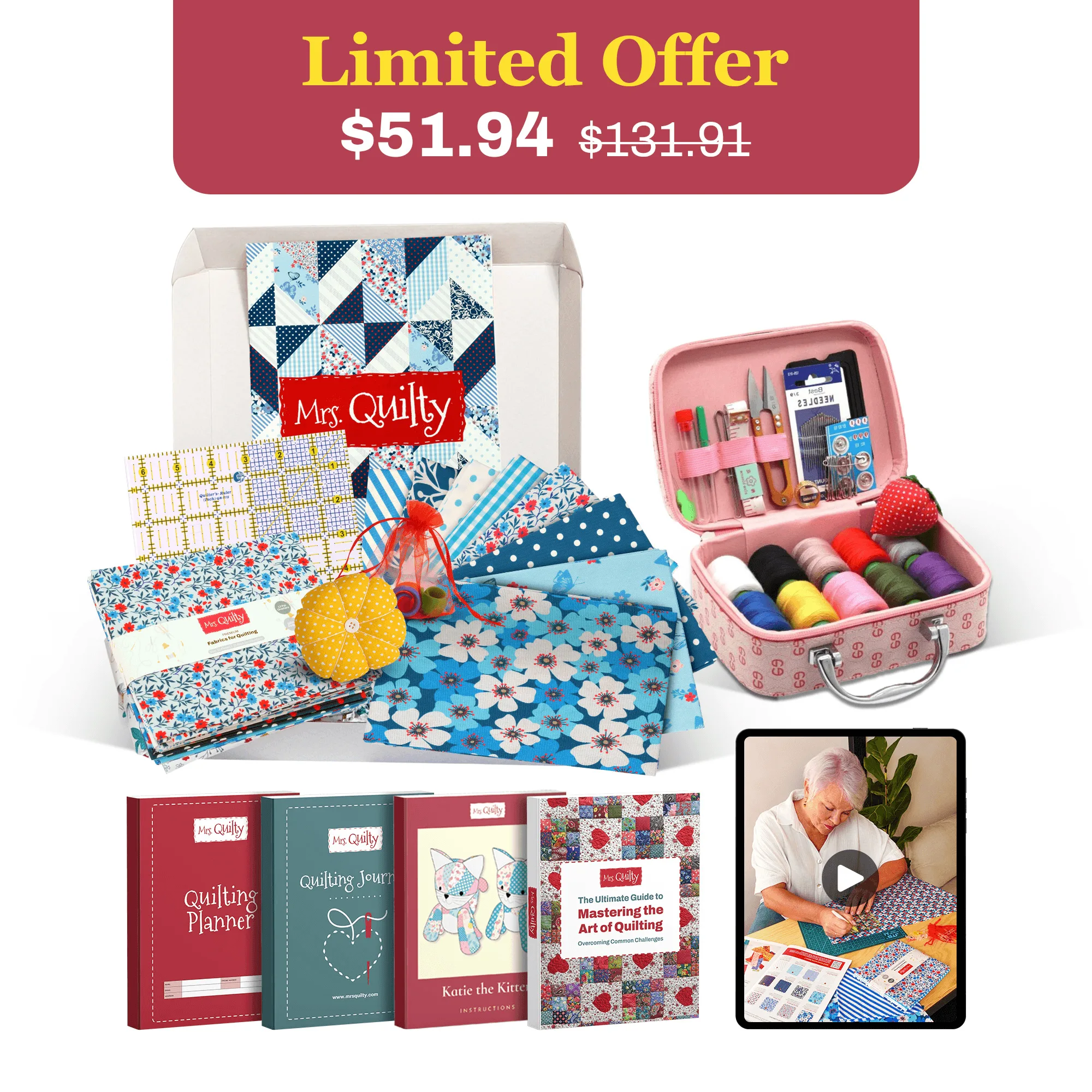 Sewing Kit In a Stylish Box (Imagesbf)