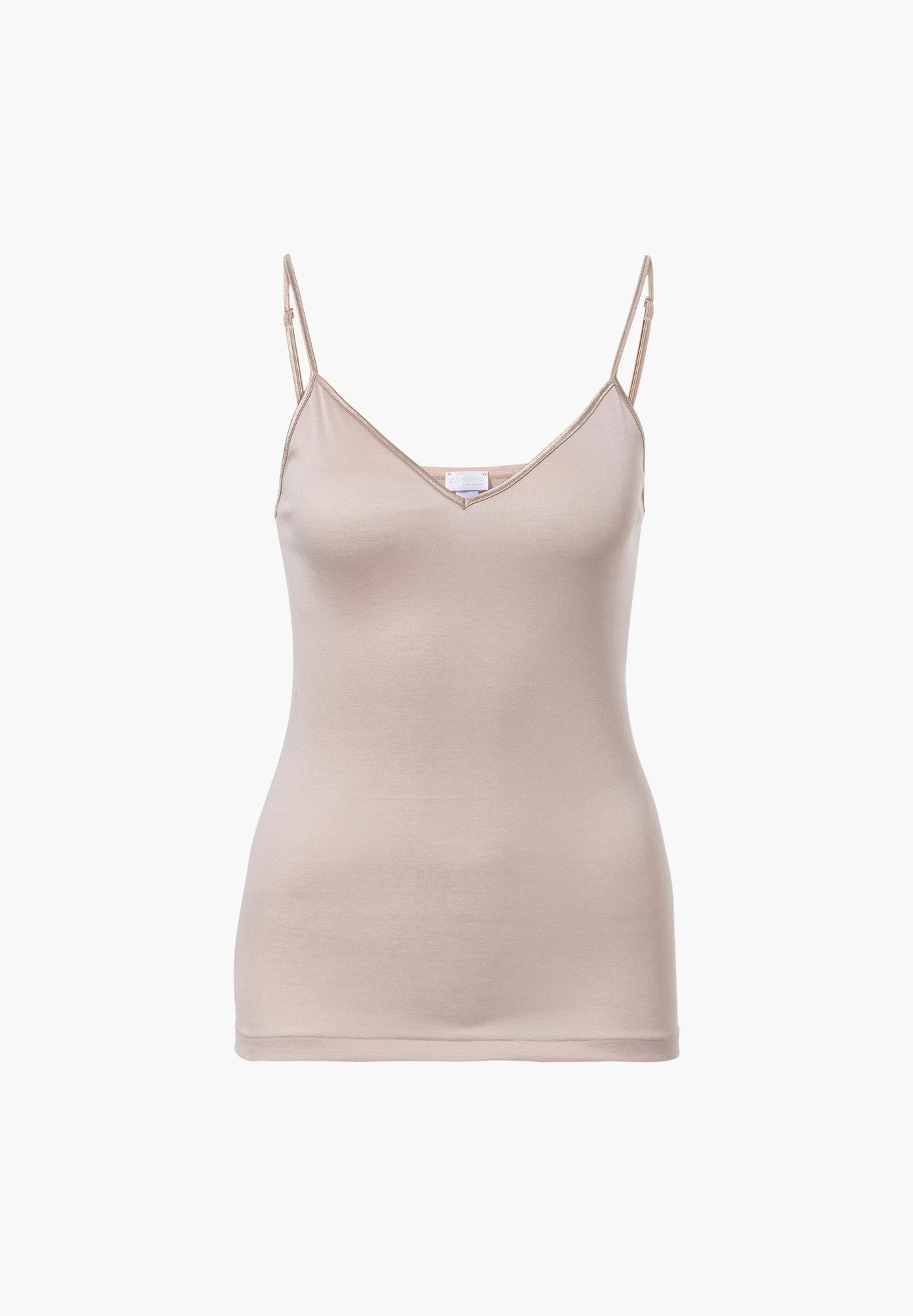 Cotton de Luxe | Spaghetti top - cameo