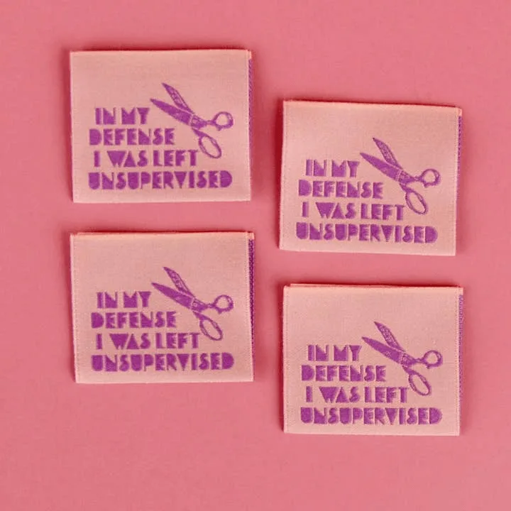 In My Defense - Zum Einnähen Etiketten