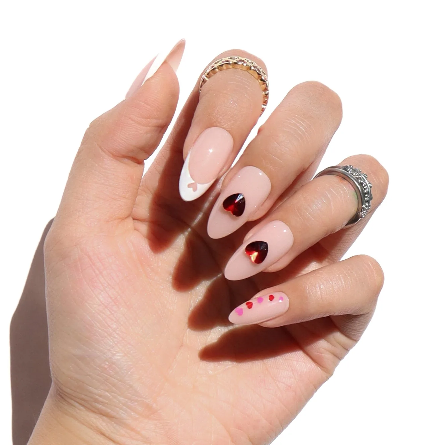 Guía de tallas y tonos de uñas postizas Falling For You