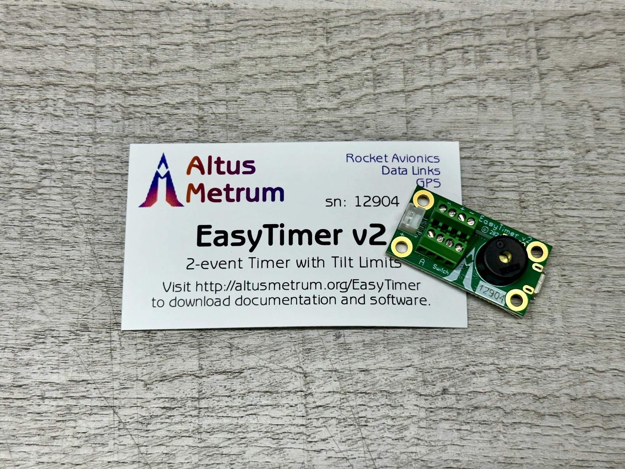 Altus Metrum EasyTimer: Setup and Usage Guide