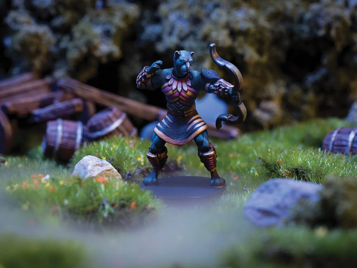 Primal Path - تمثال كاتوس المدرع المتوسط 28 مم من Adventurers & Adversaries
