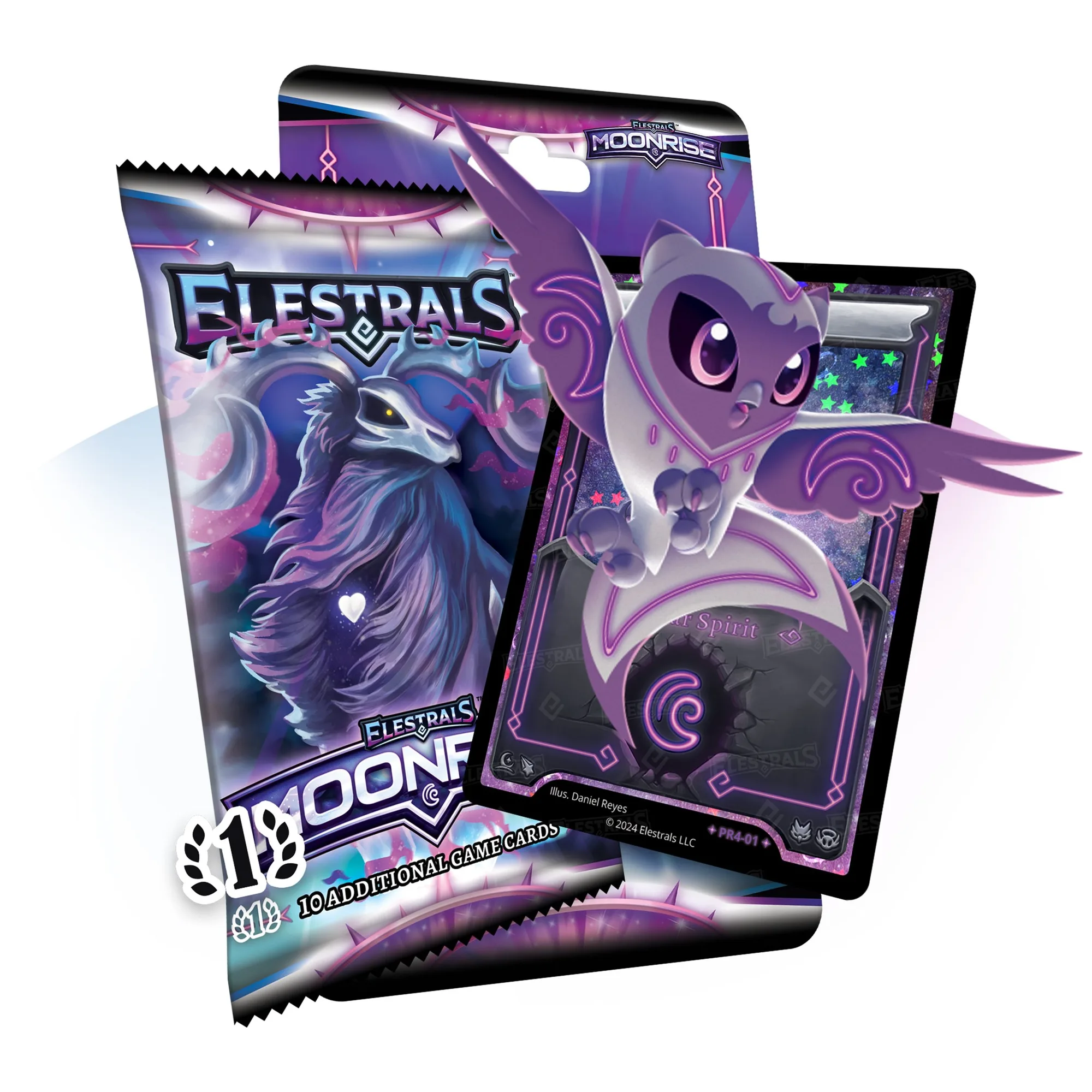 Elestrals TCG: Blíster Stellar Owlune - Moonrise (First Edition)