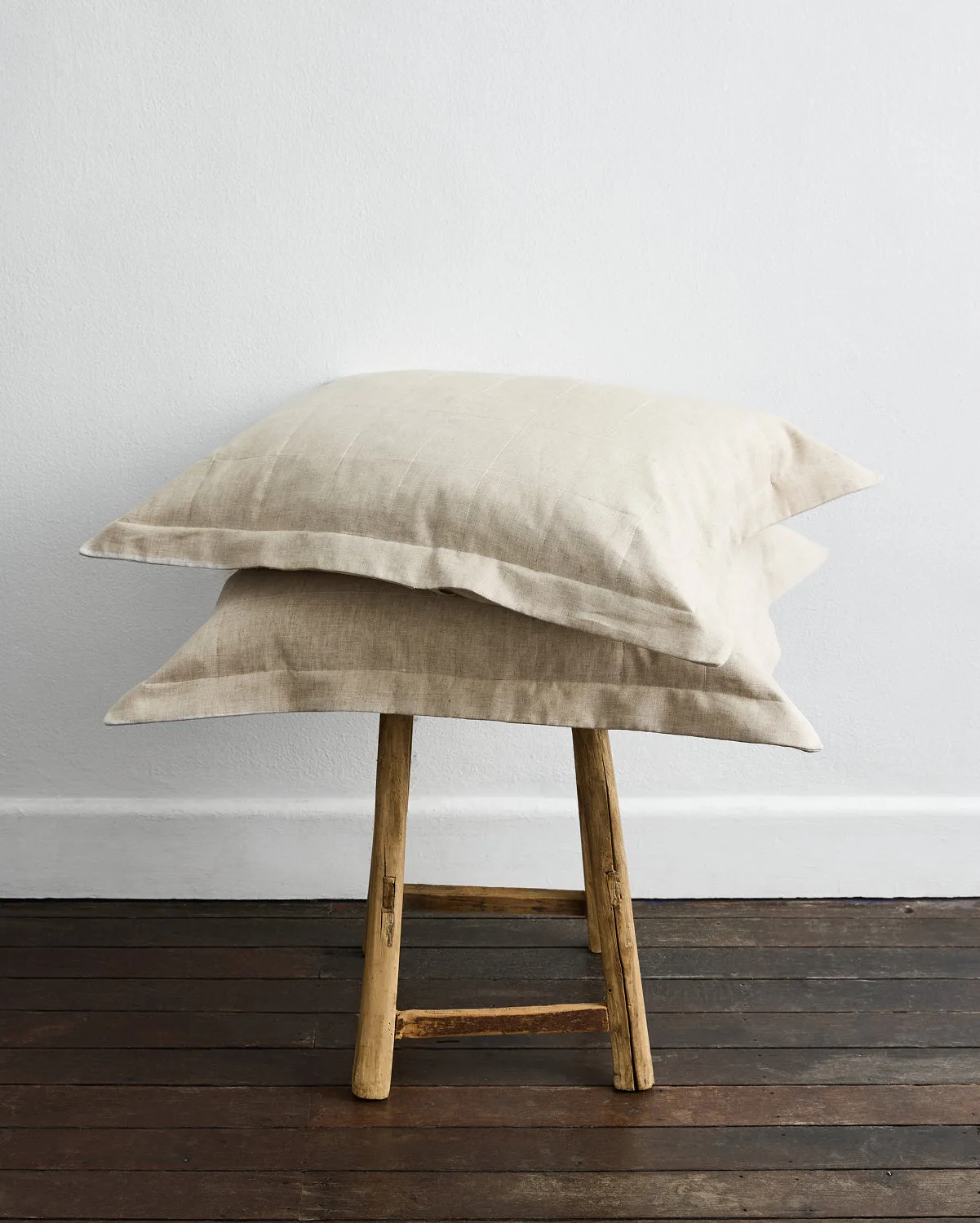 Oatmeal Quilted Pillowcases (Set of Two)