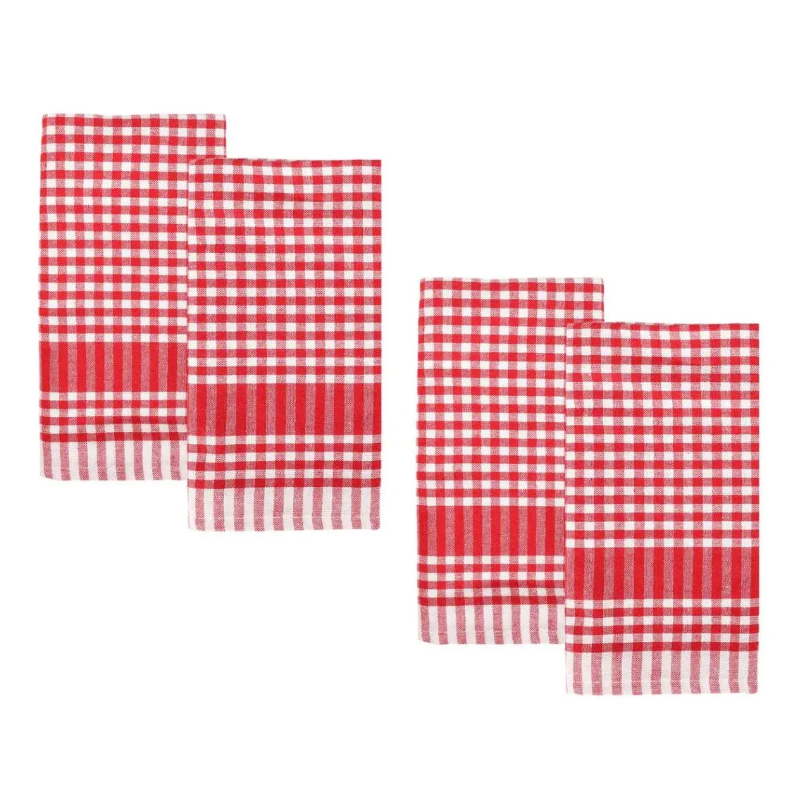 Hoe vouw je geruite stoffen servetten voor een picknick