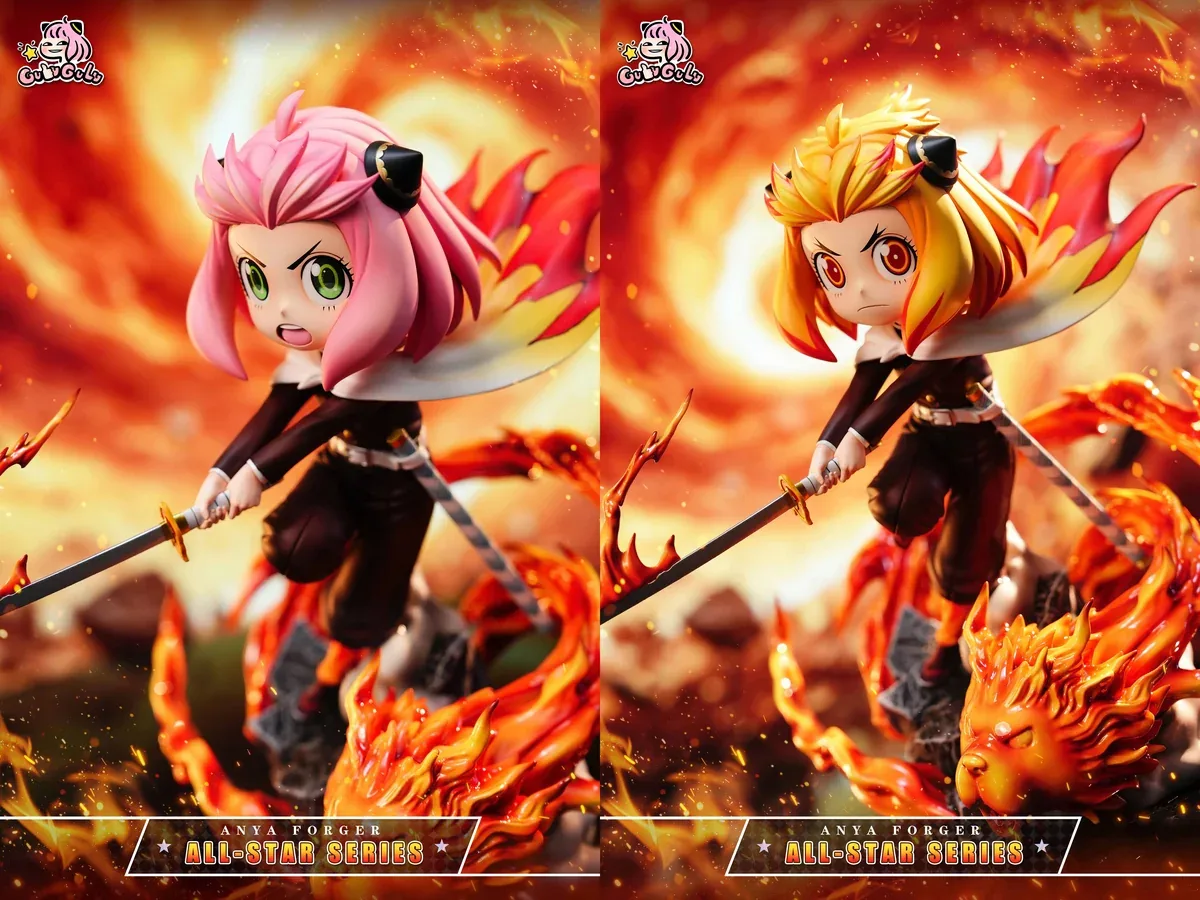 Guida alla statua in resina di Rengoku Kyojuro e Anya Forger
