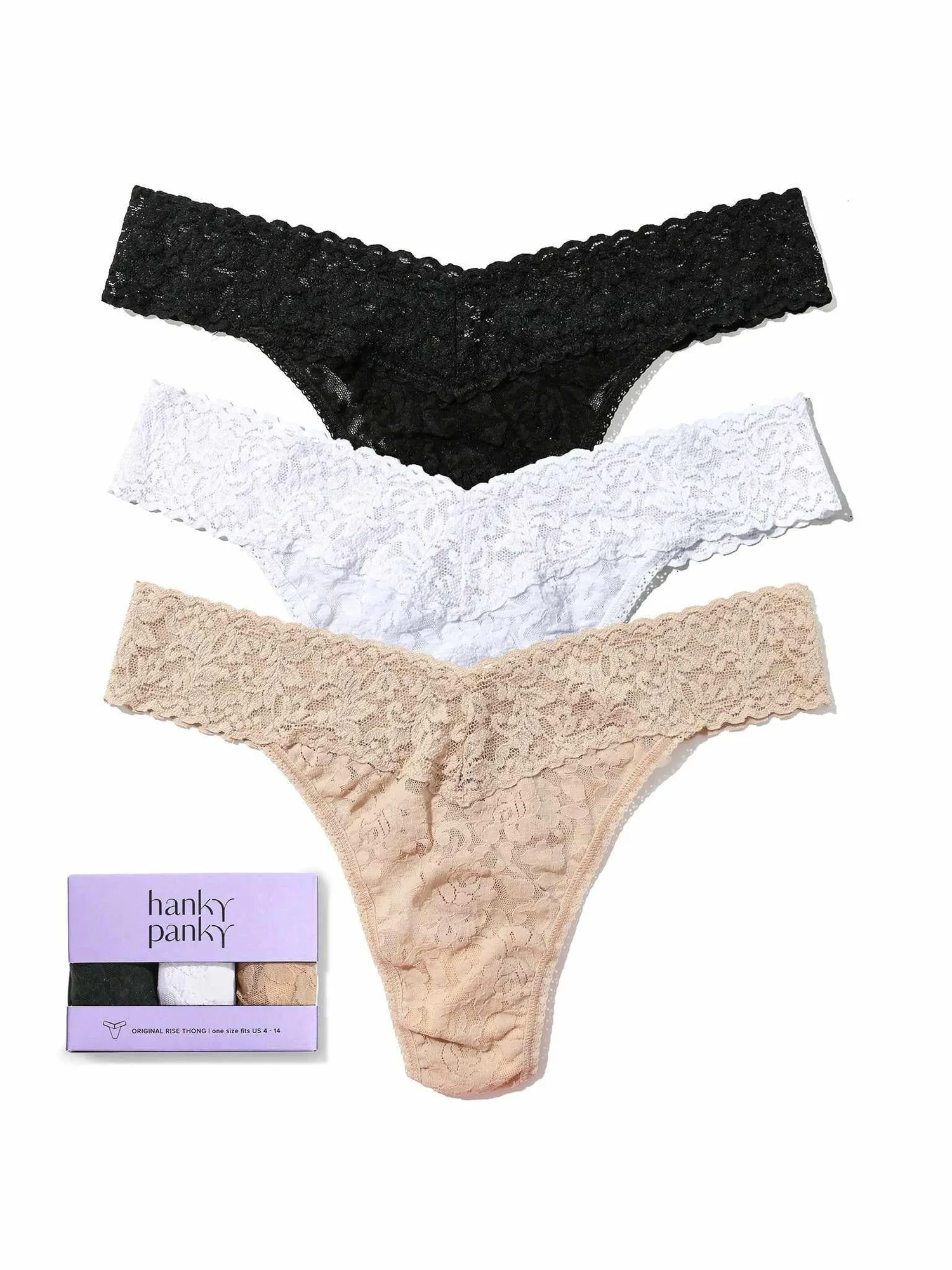 Lot de 3 strings Signature Lace® Original Rise