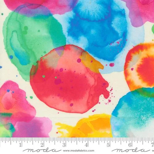 Gradients Gallery 108" Wide White/Rainbow 3 Yards 108046 11