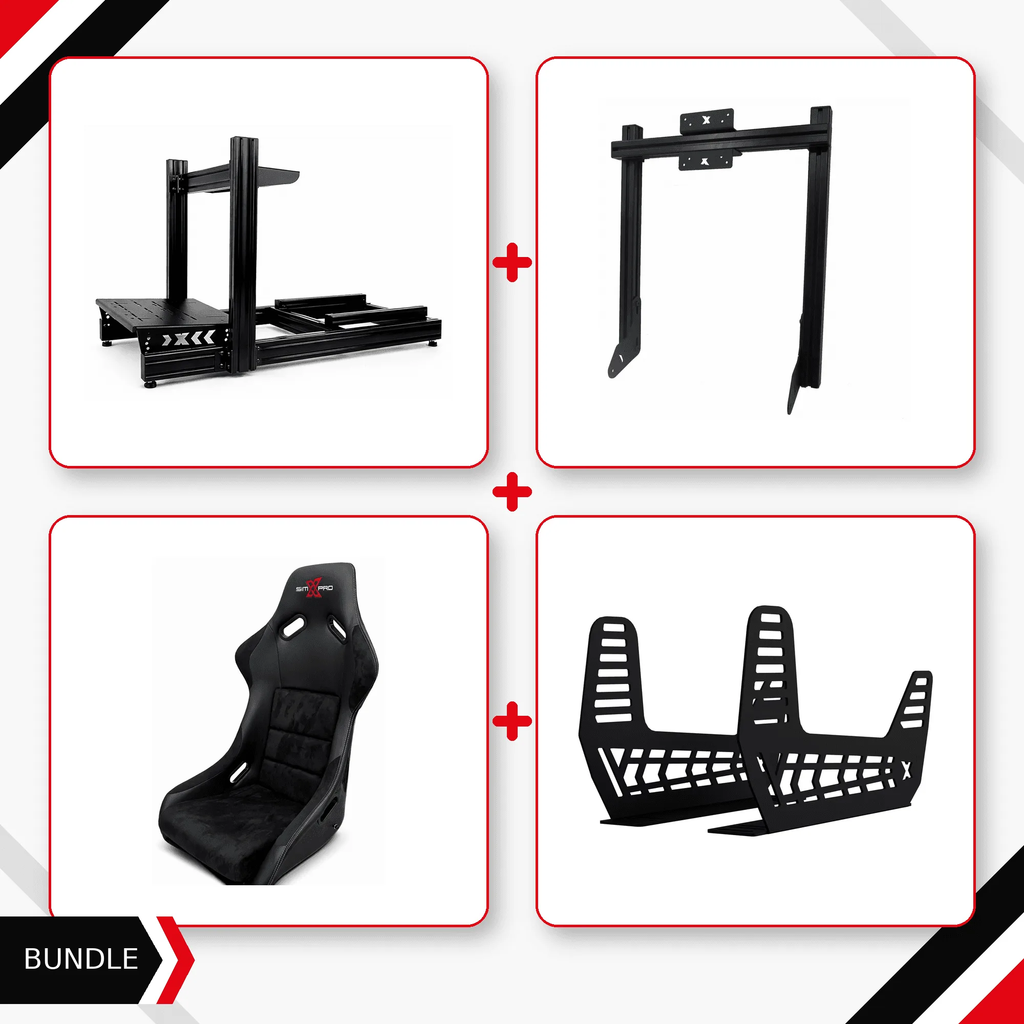 SimXPro X80 Complete Cockpit Bundle + GT Seat