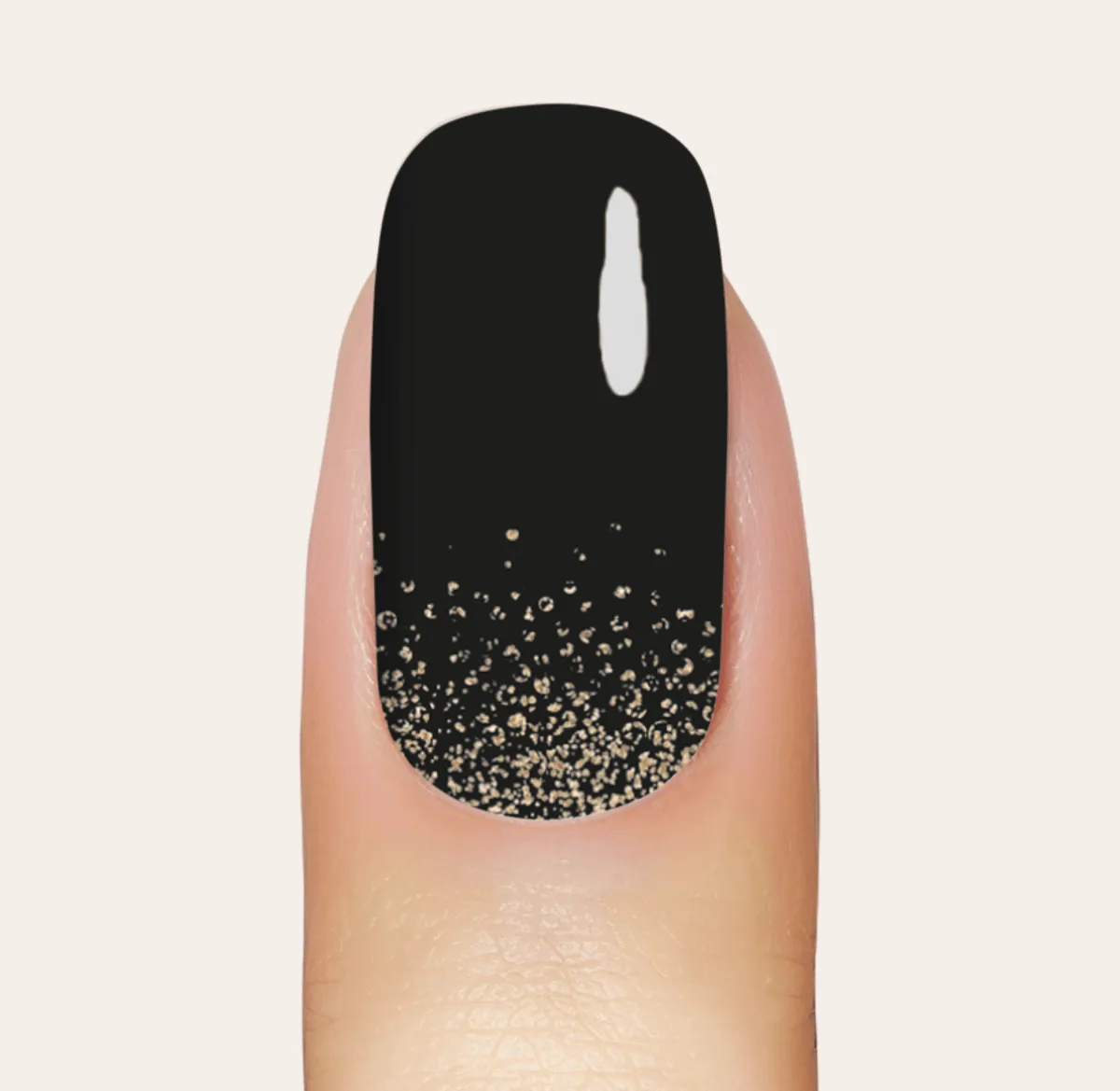 Midnight Gold Ombré UV-Gel-Wraps: Glamouröser Anwendungsleitfaden