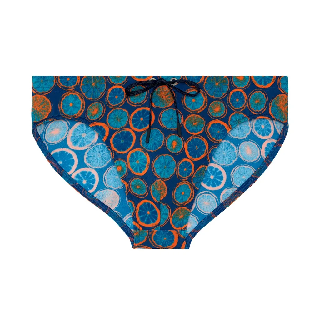Trapani Swim Mini Briefs | Navy Print 403186-P0RA