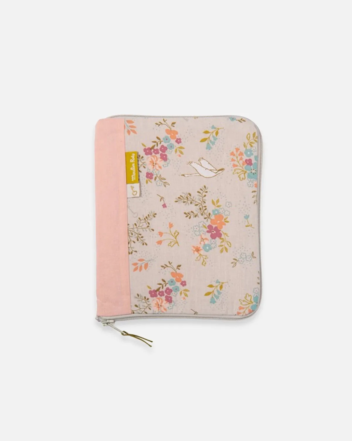 Protège carnet de santé à fleurs à personnaliser