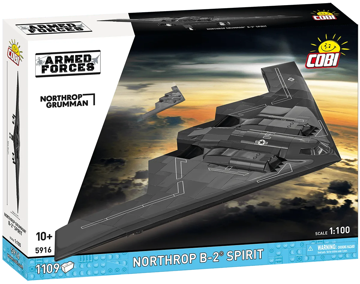 COBI B-2 Spirit vs SR-71 Blackbird: construcción del bombardero furtivo