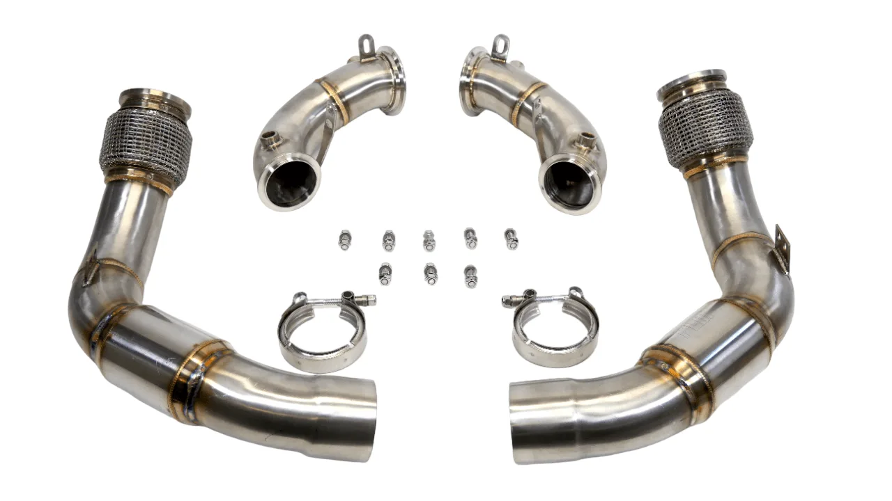Guida installazione downpipes BMW M5 M8 S63R