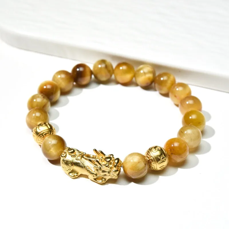 Tiger's Eye Pixiu Bracelet: How to Wear for Wealth