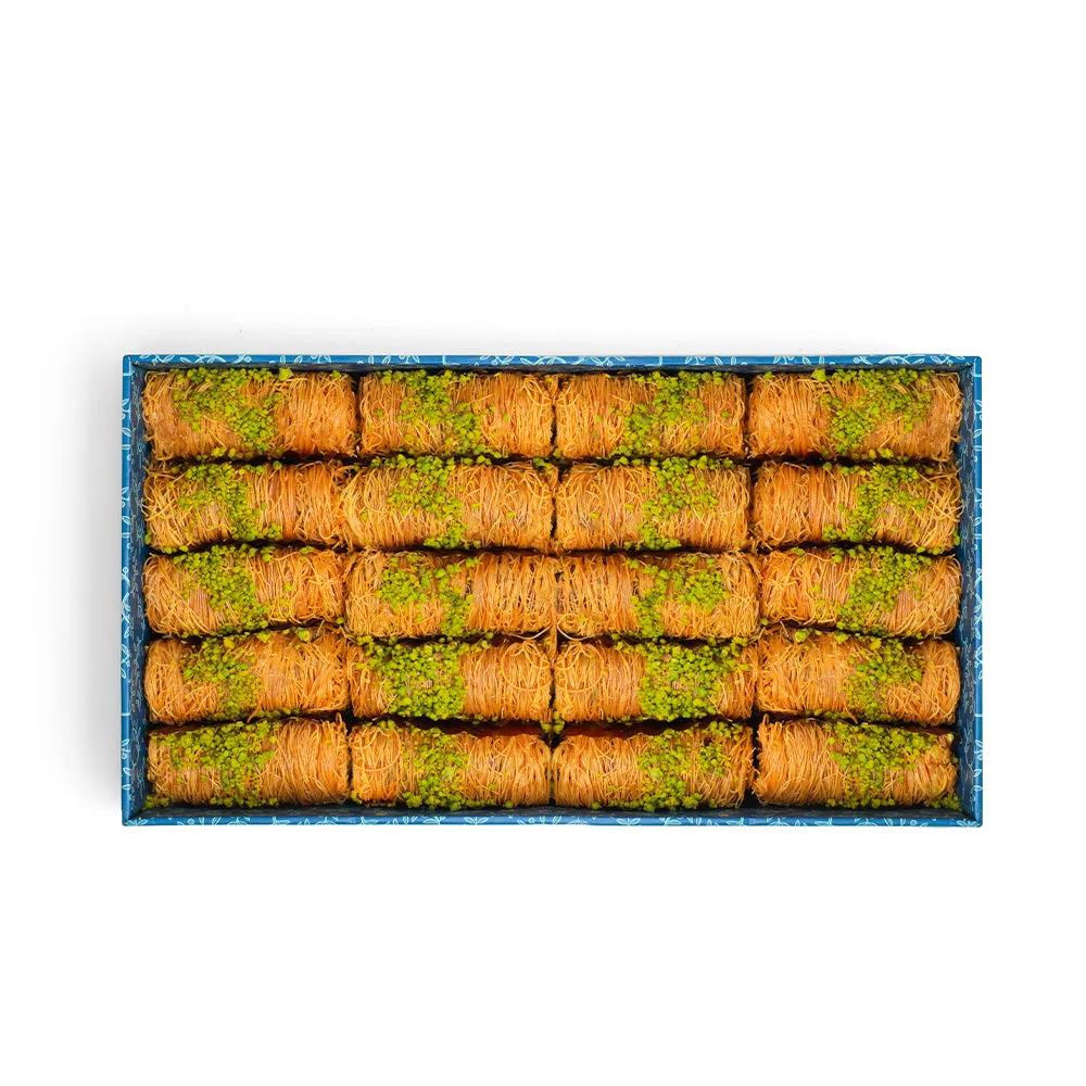 How to Break and Serve a Kunafa Roll